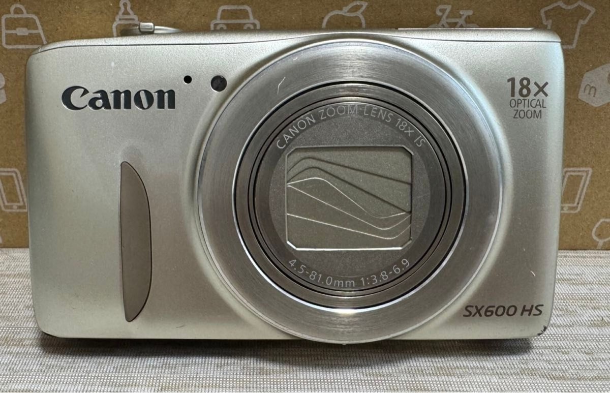 Canon Power Shot SX600HS Digital Camera Silver No Box Operation 