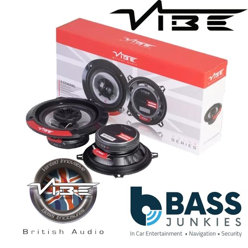 Vibe PULSE5-V3 Coaxial Speakers Fits Ford Escort 1990-2000 Front Doors - Picture 8 of 8