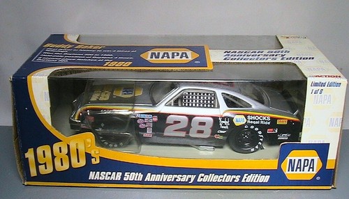 NIB Buddy Baker #28 Oldsmobile NAPA 1980’s NASCAR 50th Anniversary by ACTION - Picture 2 of 4