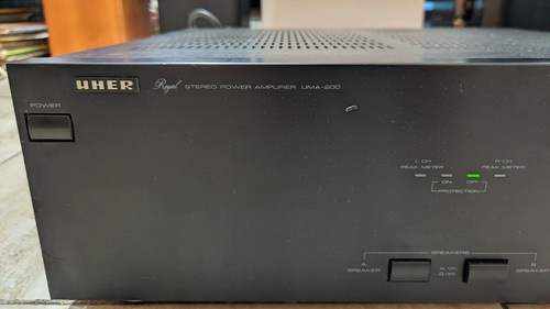 Uher Royal UMA-200 Vintage Stereo Endverstärker (Power Amp) mit Video Test! - Bild 7 von 12