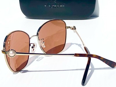 Coach Women\'s Butterfly Sunglasses - Gold ,cream COACH 55mm Gradient Butterfly Sunglasses | Nordstromrack main image 4