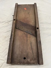 Antique Primitive Wooden Cabbage Slaw Kraut Cutter