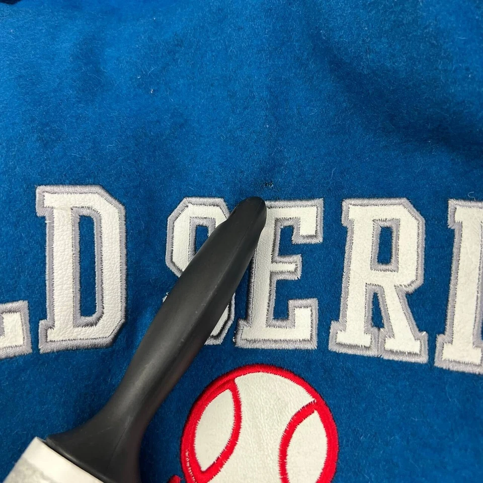 Винтажная мужская куртка на молнии Los Angeles LA Dodgers XL G-III World Series новая - Изображение 2 из 4