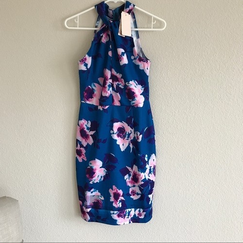 Casual Party Formal Wedding Floral Above Knee Dress - Picture 2 of 6