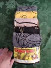Bioworld Nintendo Donkey Kong 5-PR Men's Casual Crew Socks (Sz 8-12)