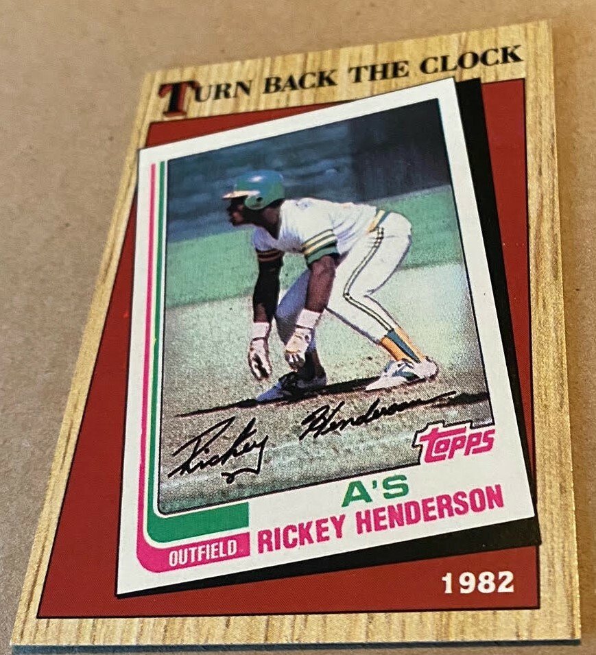 RICKEY HENDERSON HOF 1987 TOPPS Card #311 NM-MT Condition | eBay