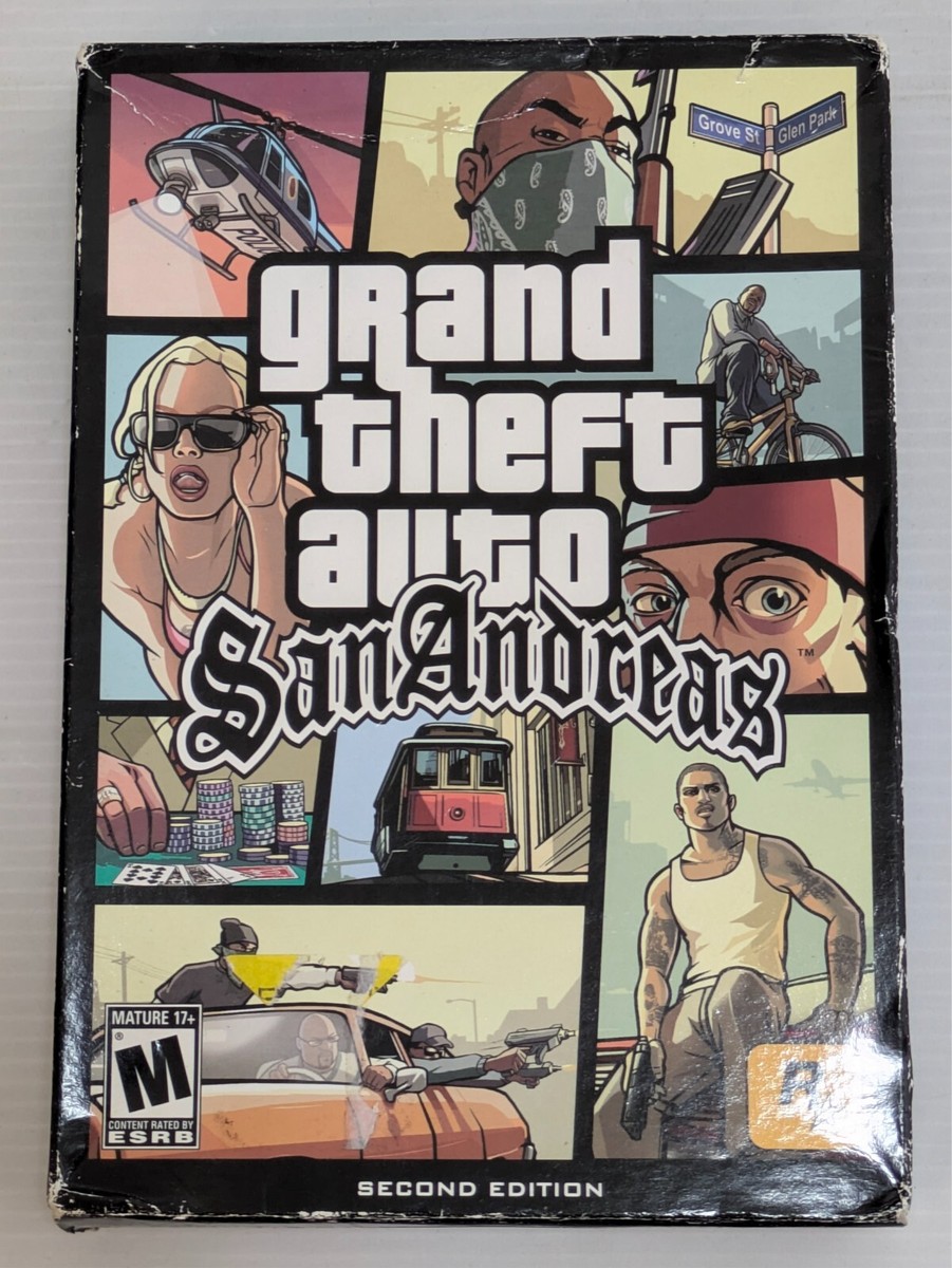 Grand Theft Auto: San Andreas V2.0 - PC [video game] New & Sealed