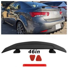 For Kia Forte 10-24 46 Adjustable Rear Trunk Spoiler Wing Racing Matte Black For Kia Forte 10-24 46 Adjustable Rear Trunk Spoiler Wing Racing Matte Black