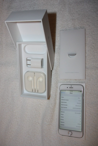 Apple iPhone 6 - 64GB - Silver (Unlocked) A1549 / Model Number: MG4X2LL/A - Afbeelding 1 van 8