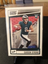 2022 Score Football Base Rookies #309 Carson Strong - Philadelphia Eagles