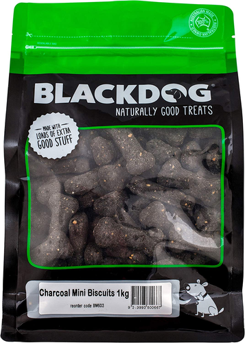 BLACKDOG Mini Biscuits Charcoal - 1Kg, All - Picture 10 of 12