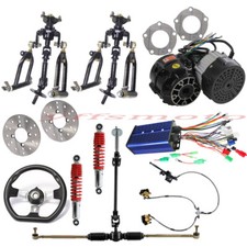 Front Drive Shaft Axle Kit 1000W 1500W Differential Motor Brake for ATV UTV Colf