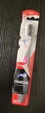 Colgate 360 Charcoal Infused Floss-Tip Bristles Soft Toothbrush Sealed