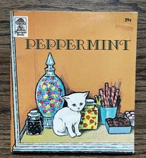 RARE Vintage Peppermint Cat 1966 Merrigold Press Book Dorothy Grider Children's