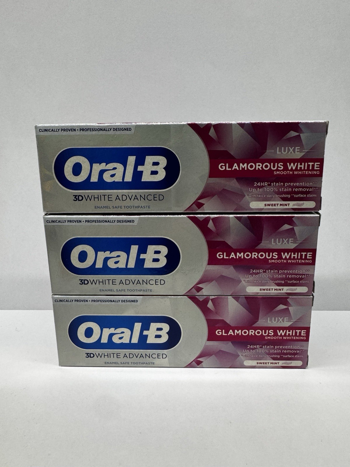 Oral-B 3D White Advanced Luxe Glamorous Toothpaste 75Ml Lloyds Pharmacy - Image 2