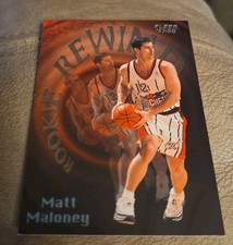 1997-98 Fleer Rookie Rewind #7 Matt Maloney Houston Rockets Basketball Card