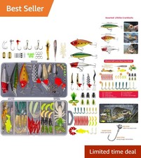 Ultimate Fishing Lures Set: 78  Accessories for Freshwater Adventures