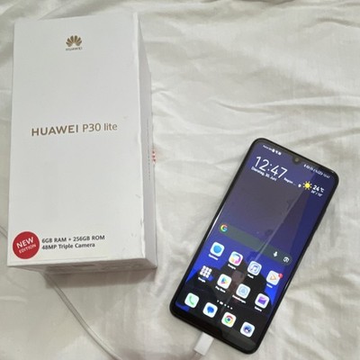 Huawei P30 lite 256GB 6GB RAM Schwarz 4G Triple-Kamera 48MP MAR-LX1B