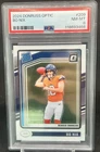 2024 Panini Donruss Optic Bo Nix Rated Rookie #209 Broncos PSA 8 RC NFL Graded