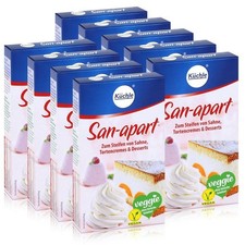 K&uuml;chle San-apart 125g - Zum Steifen von Sahne,Tortencremes & Desserts (9er Pack