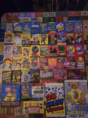 Vintage Sealed Wax Packs   60s 90s - Non-Sports Trading Cards, Assorted Variety