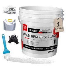 Self-Leveling RV Roof Sealer White   RV Caulk, Lap Sealant for RVs 1 Gallon
