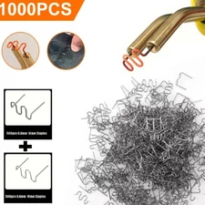 1000PCS Hot Stapler Staples Repair Kit For Plastic Welder Gun Car Bumper Fender
