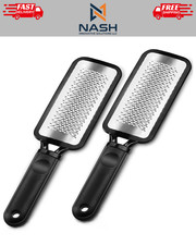 Foot Rasp Foot File, 2 Pcs Stainless Steel Pedicure Callus Remover for Feet, Pro