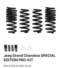 EIBACH PRO-KIT LOWERING SPRINGS FOR 18-21 JEEP GRAND CHEROKEE