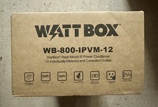 WattBox WB-800-IPVM-12 800 IP Power Conditioner, 12 Outlets Brand New 