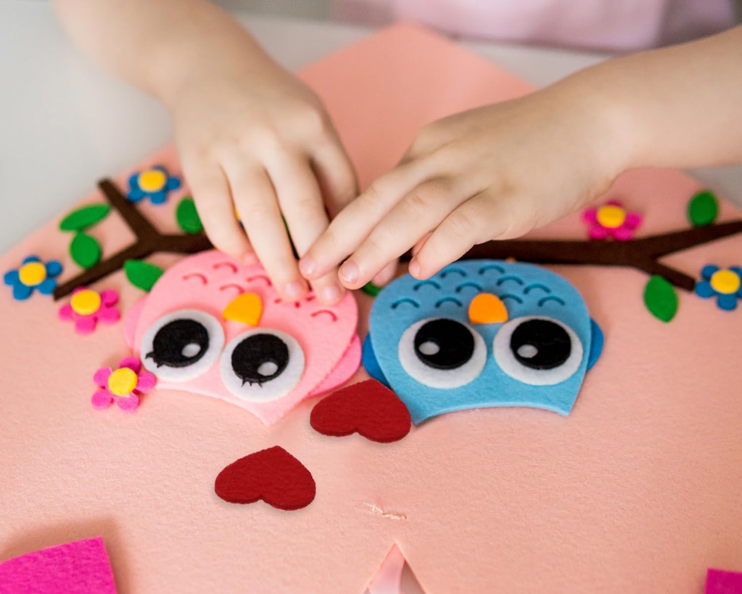 Felt Hearts Cutout for Valentine’s Day Wedding Decoration Scrapbooking Sewing...