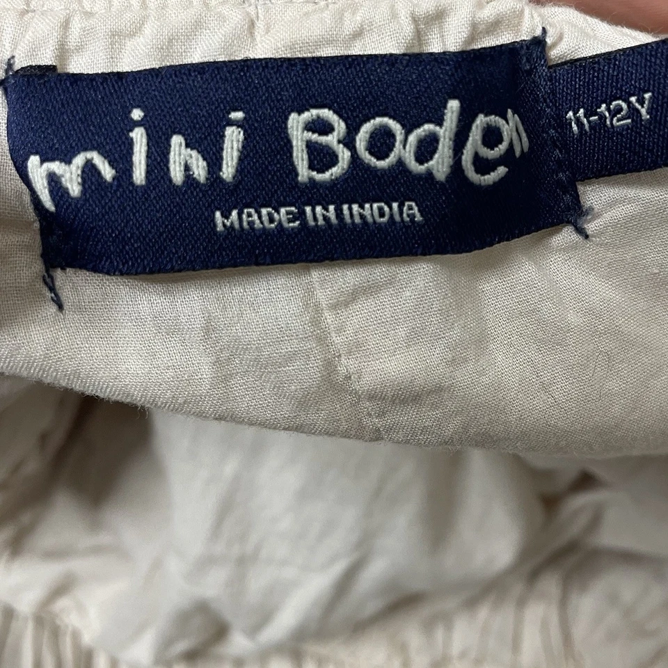 Falda Mini Boden Niñas 11-12Y Viscosa Forrada Pastel Lentejuelas Bordadas Punto India Foto 2 de 4