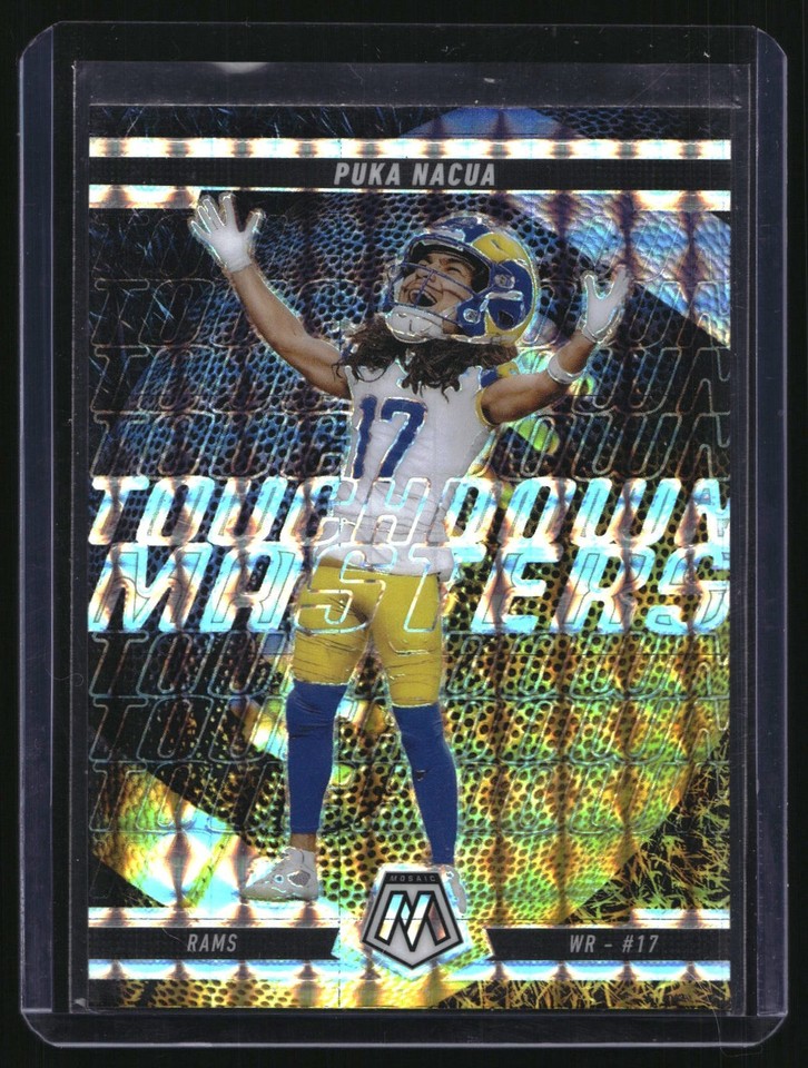 2025 Panini Mosaic Touchdown Masters #12 Puka Nacua Rams