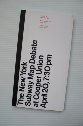 The New York Subway Map Debate at Cooper Union Gary Hustwit Standards Manual