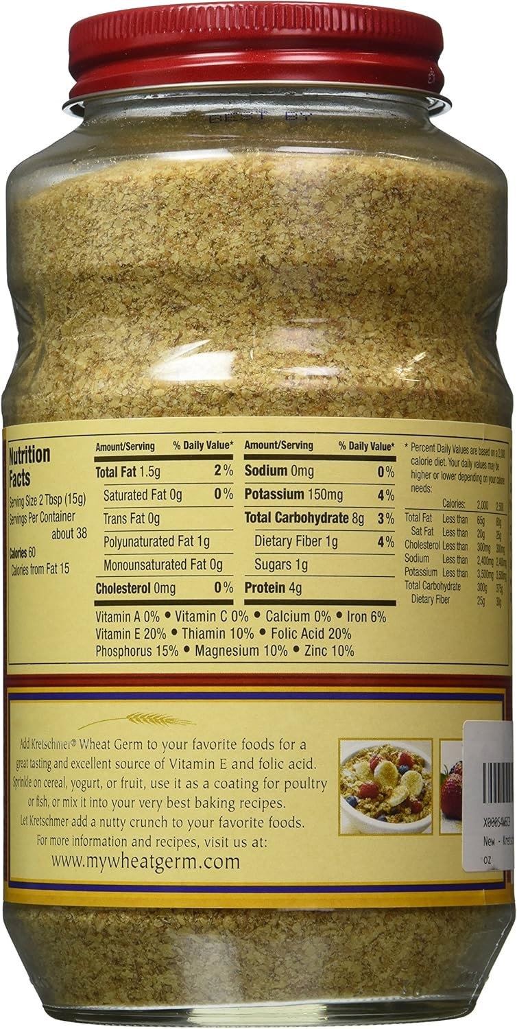 Kretschmer Wheat Germ Original Toasted, 20 oz 
