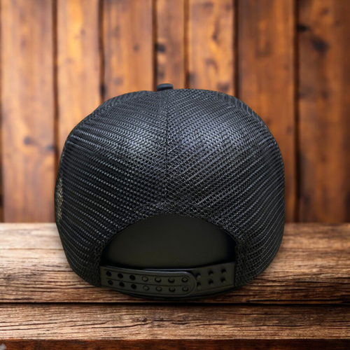 Defunct T&P Railway Mens Trucker Hat Black Snapback Texas & Pacific Vintage Logo - 第 2/6 張圖片