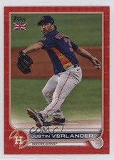2022 Topps UK Edition Big Ben /99 Justin Verlander #62 0ks