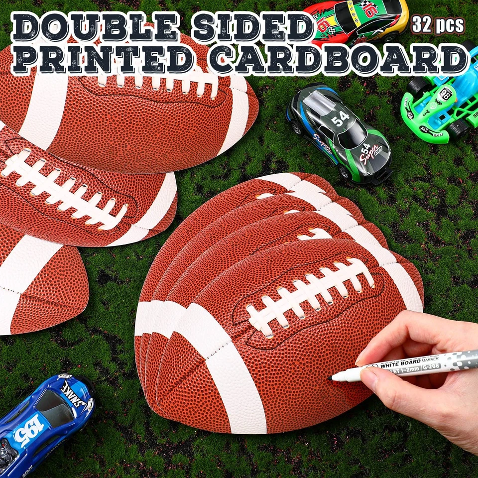 Boletín de fútbol recortado fiesta fútbol tablero decoraciones papel footba... Foto 3 de 4