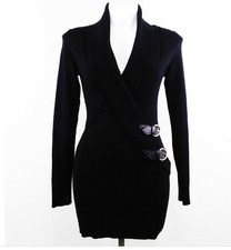 INC. black sweater dress XS
