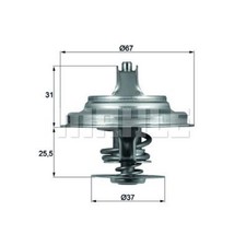 Thermostat Audi 70