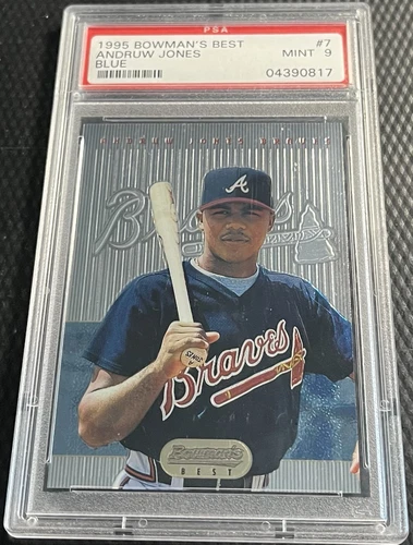 1995 Andruw Jones Braves PSA 9 Bowmans Best Rookie Card #7