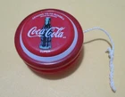 VINTAGE RUSSELL SUPER COCA-COLA SODA YO-YO PLASTIC TOY FREE SHIPPING RED MEXICO