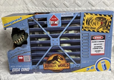 Fisher Price Imaginext Jurassic World Dominion Mega Stomp Rumble Giga Dino New