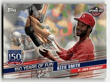 2019 Topps Opening Day #YOF-10 Ozzie Smith 150 Years of Fun