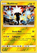 pokemon xurkitree card Pokemon Trading Card Game Hidden Fates Ultra Rare Xurkitree GX SV58