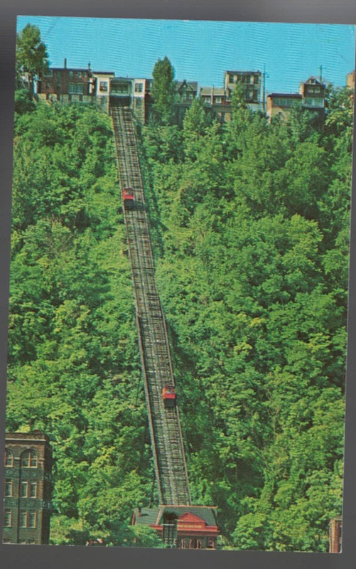 PC-5812**Vtg. PC **The Duquesne Heights Incline** Pittsburgh, Pa.