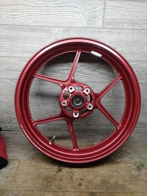 2025 25 24-25 Kawasaki Ninja ZX6R Front Wheel Rim 17x3.5 Red BENT