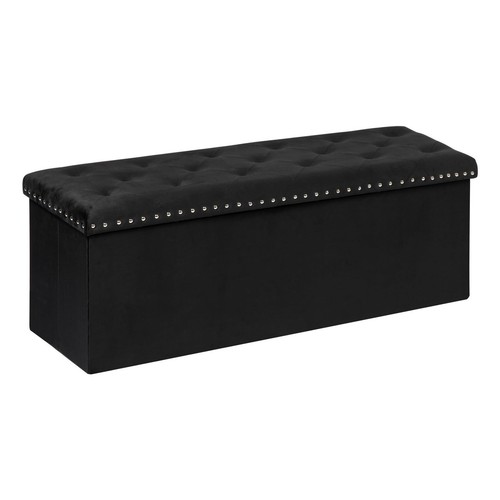 Storage Ottoman Bench, Folding Tufted Ottomans with Storage, Extra Large 140L...