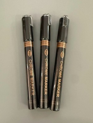 Aiye Chrome Marker Copper Liquid Mirror Ultra Gloss Metallic Set of 3
