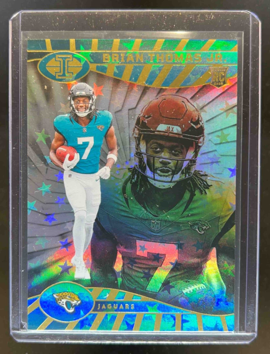 2024 Illusions Brian Thomas Jr. Galactic Trophy Collection RC #41 Jaguars